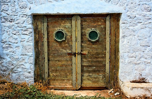 Tuere Mittelalter Mediterran Wandbild