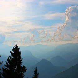 Wolken-Himmel-Gebirge-Alpen