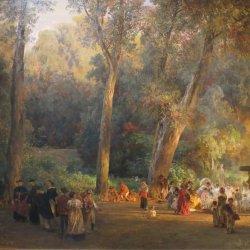 Oswald-Achenbach-In-the-Park-of-Villa-Torlonia