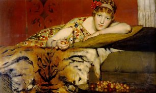 Lawrence Alma Tadema Cherries Wandbild