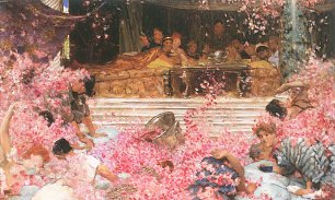 Lawrence Alma Tadema Die Rosen von Heliogabalus Wandbild