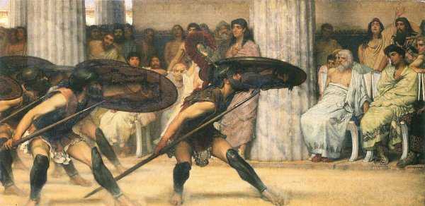 Lawrence Alma Tadema Ein Tanz fuer Phyrrus