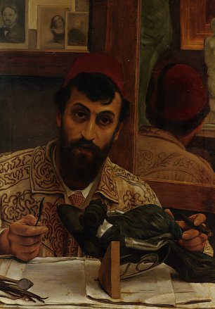 Lawrence Alma Tadema Portrait of Professor Giovanni Battista Amendola Wandbild