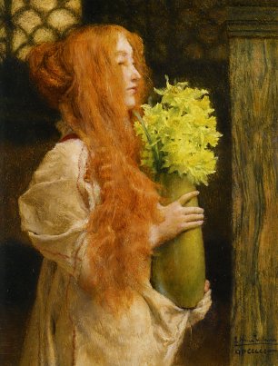 Lawrence Alma Tadema Spring Flowers Wandbild