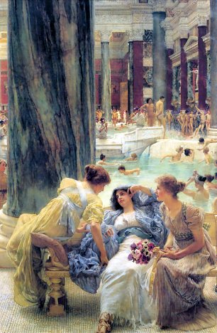 Lawrence Alma Tadema The Baths at Caracalla Wandbild