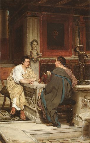 Lawrence Alma Tadema The Discourse Wandbild