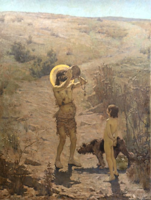 Edmond Aman Jean Saint Julien l hospitalier Wandbild