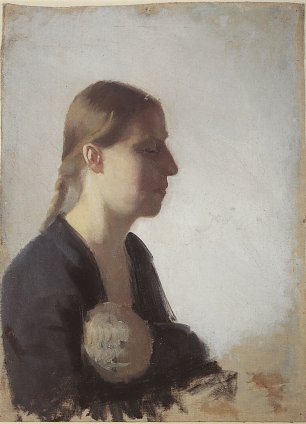 Anna Ancher Junge Mutter mit ihrem Kind Wandbild