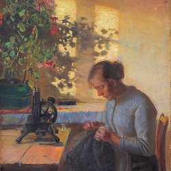 Anna-Ancher-Naehendes-Fischermaedchen