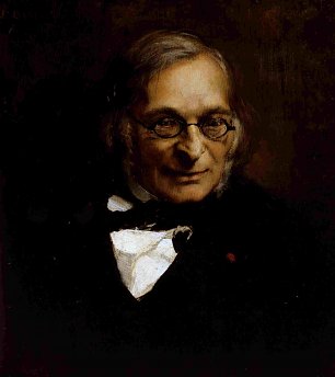 Jules Bastien Lepage Portrait of French philosopher Adolphe Franck Wandbild