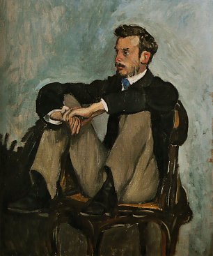 Frederic Bazille Portrait of Auguste Renoir Wandbild
