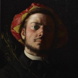 Frederic-Bazille-Portrait-of-Paul-Verlaine