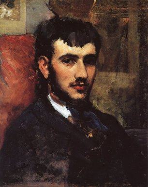 Frederic Bazille Portrait of Renoir 1867 Wandbild