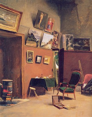 Frederic Bazille Studio in the rue de Furstenberg Wandbild