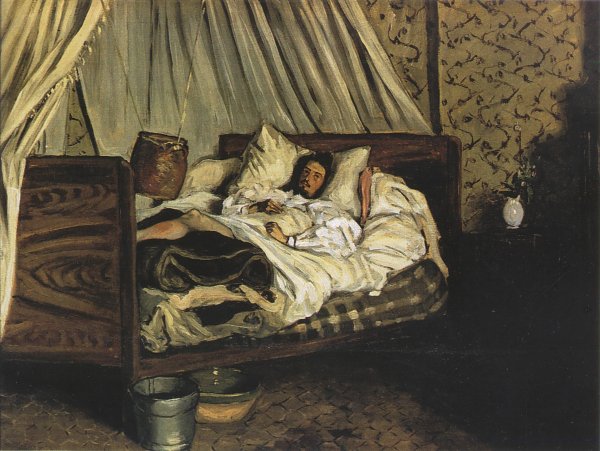 Frederic Bazille The Improvised Ambulance Claude Wandbild