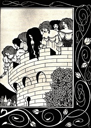 Aubrey Beardsley A devil in woman s likeness Wandbild