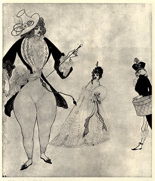 Aubrey Beardsley Albert in search of his ideals Wandbild