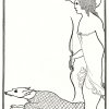 Aubrey-Beardsley-Atalanta-with-a-Hound