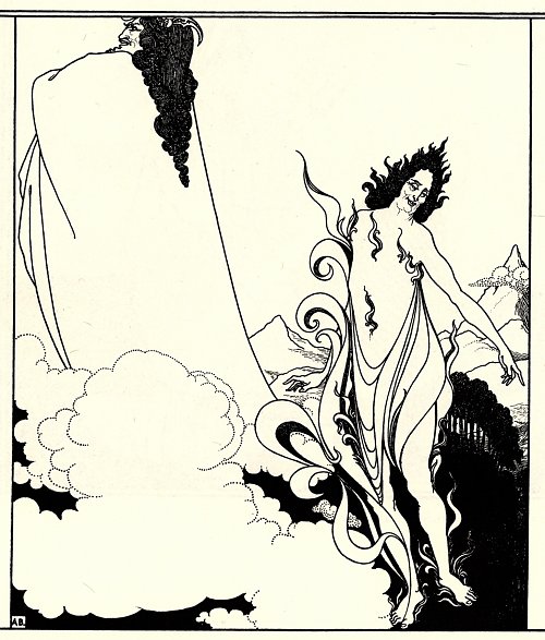 Aubrey Beardsley Das rheingold Wandbild