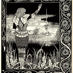 Aubrey-Beardsley-Excalibur-in-the-lake