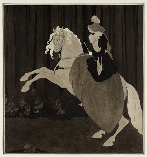 Aubrey Beardsley Frontispiece to Chopin's Third Ballade Wandbild