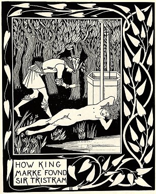 Aubrey Beardsley How king marke found sir tristram Wandbild