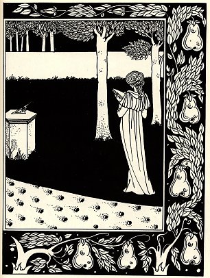 Aubrey Beardsley La beale isoud at joyous gard Wandbild