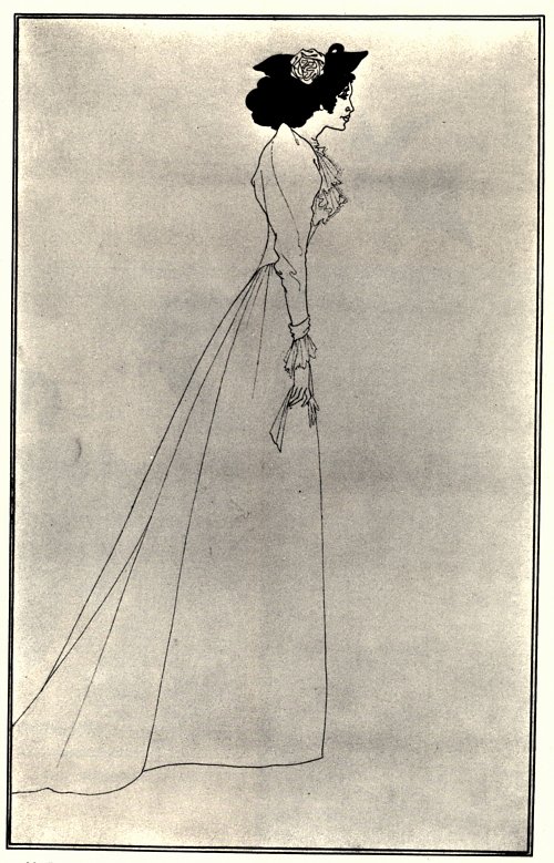 Aubrey Beardsley Mrs patrick campbell Wandbild