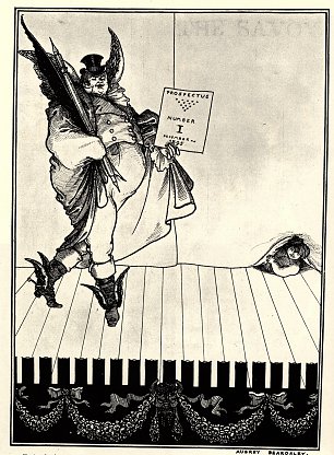 Aubrey Beardsley Prospectus no 1 Wandbild