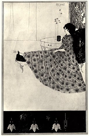 Aubrey Beardsley Rejane Wandbild