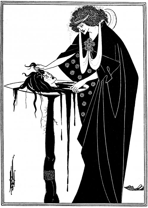 Aubrey Beardsley Salome a tragedy in one act Wandbild