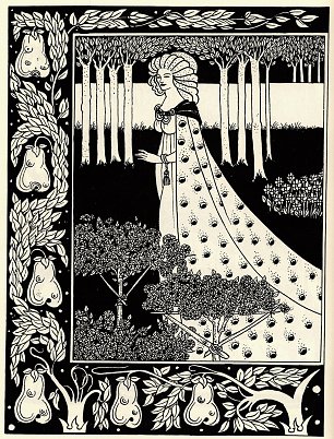 Aubrey Beardsley The beale isoud at joyous gard Wandbild