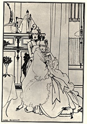 Aubrey Beardsley The coiffing Wandbild