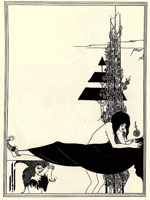 Aubrey Beardsley The platonic lament Wandbild