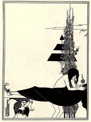 Aubrey Beardsley The platonic lament Wandbild