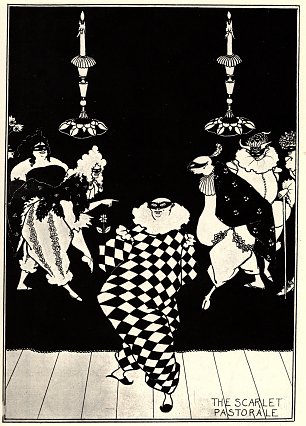 Aubrey Beardsley The scarlet pastorale Wandbild