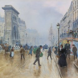 Jean-Beraud-LE-BOULEVARD-SAINT-DENIS-a-PARIS