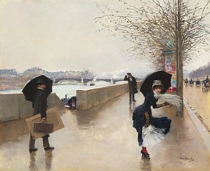 Jean Beraud LE VENT Wandbild
