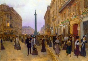 Jean Beraud La Partie de Billard Wandbild