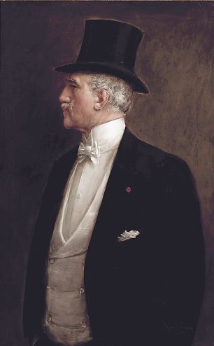 Jean Beraud Selbstportrait Wandbild