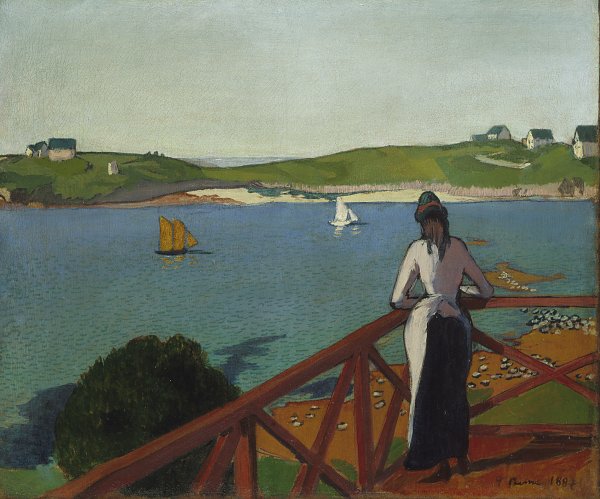 Emile Bernard Apres midi a St Briac Wandbild