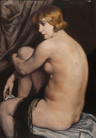 Emile Bernard Baigneuse a Venise Wandbild