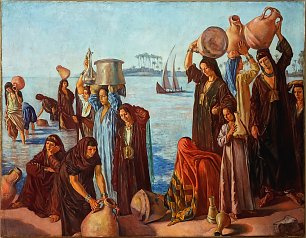 Emile Bernard Femmes au bord du Nil Wandbild