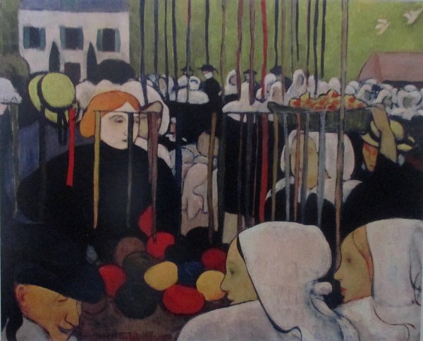 Emile Bernard Les klee du paradis Wandbild