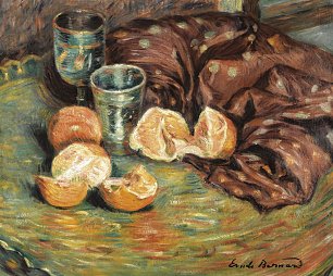 Emile Bernard Nature morte aux oranges Wandbild