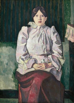 Emile Bernard Portrait of Marie Lemasson Wandbild