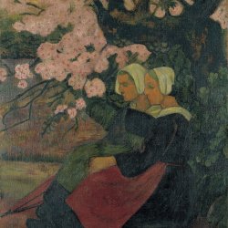 Emile-Bernard-Two-Breton-Women-under-an-Apple-Tree-in-Flower