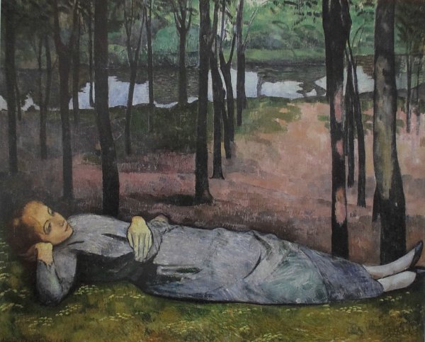 Emile Bernard a l'orangerie Wandbild