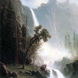 Albert-Bierstadt-Brautschleier-Fall