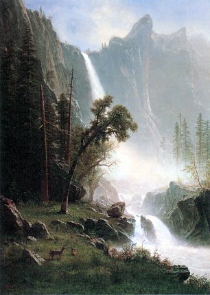 Albert Bierstadt Brautschleier Fall Wandbild